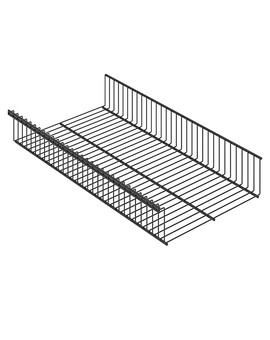 Полка-корзина GSb 60х30 графит, изображение 1