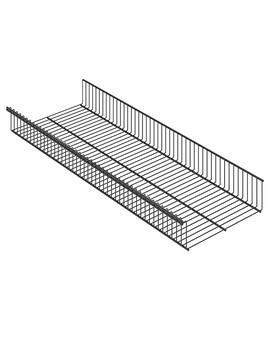 Полка-корзина GSb 90х30 графит, изображение 1