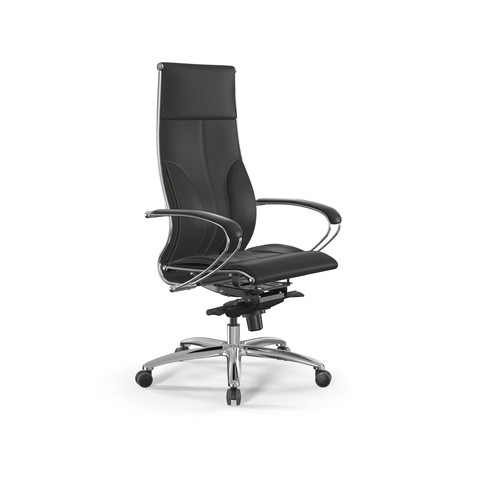 Кресло Samurai Lux New (Черный (бежевая строчка) 3F.2.1.49)