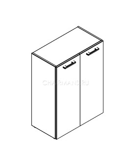 Шкаф Skyland ALTO AMC 85.1 дуб девон, изображение 2