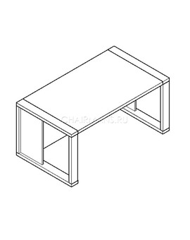 Стол руководителя Skyland ALTO AST 209H венге магия, изображение 2