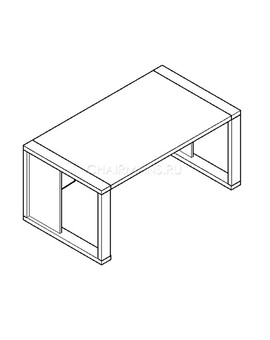 Стол руководителя Skyland ALTO AST 209 дуб девон, изображение 2
