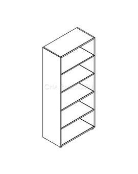 Каркас шкафа Skyland ALTO AHC 85 венге магия, изображение 2