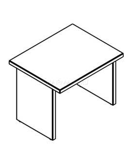 Элемент наборного переговорного стола Skyland BORN 305.2 орех даллас, изображение 2