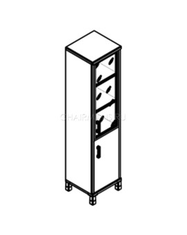 Шкаф Skyland BORN 431.4 (R) бургунди, изображение 2
