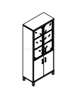 Шкаф Skyland BORN 430.4 вишня мемфис, изображение 2