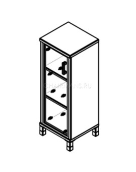 Шкаф Skyland BORN 421.7(L) орех даллас, изображение 2