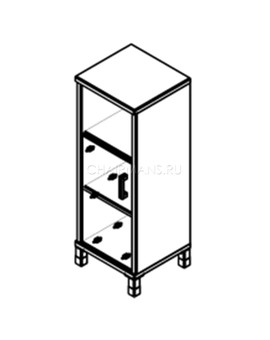 Шкаф Skyland BORN 421.5(L) орех даллас, изображение 2