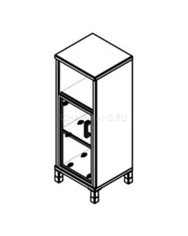 Шкаф Skyland BORN 421.4(L) венге магия, изображение 2