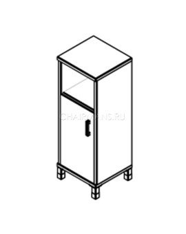 Шкаф Skyland BORN 421.2(L) орех даллас, изображение 2