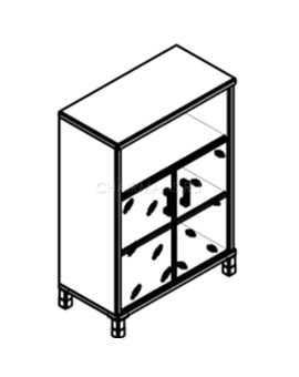 Шкаф Skyland BORN 420.5 бургунди, изображение 2
