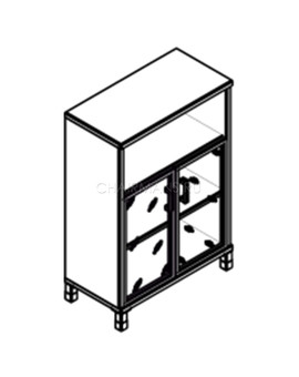 Шкаф Skyland BORN 420.4 орех даллас, изображение 2