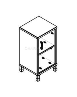 Шкаф Skyland BORN 411.5 (R) дуб девон, изображение 2