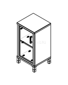 Шкаф Skyland BORN 411.4 (L) вишня мемфис, изображение 2