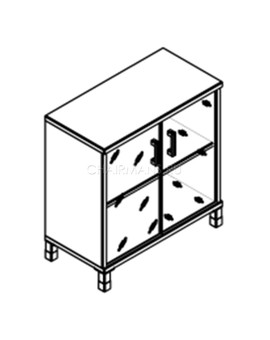 Шкаф Skyland BORN 410.5 венге магия, изображение 2