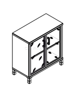 Шкаф Skyland BORN 410.4 дуб девон, изображение 2