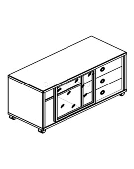 Тумба Skyland BORN 202.2 орех даллас, изображение 2