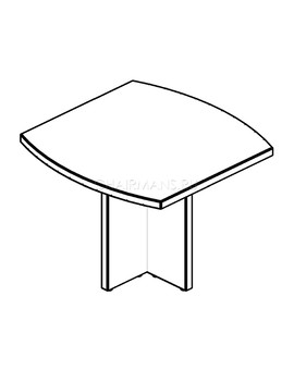 Стол переговорный Skyland BORN В123 дуб девон, изображение 2