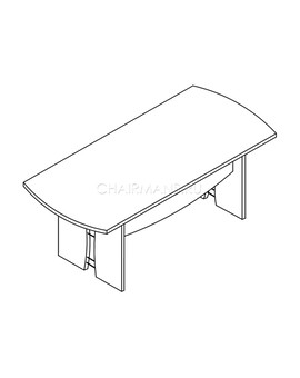 Стол переговорный Skyland BORN В121 дуб девон, изображение 2