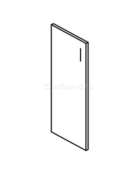Дверь средняя Skyland BORN В520 L бургунди, изображение 2