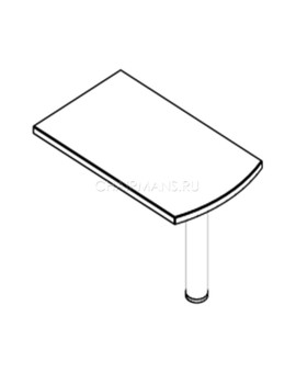 Брифинг-приставка Skyland BORN 304.1 орех даллас, изображение 2