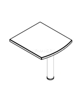 Брифинг-приставка Skyland BORN 301.1 орех гарда, изображение 2