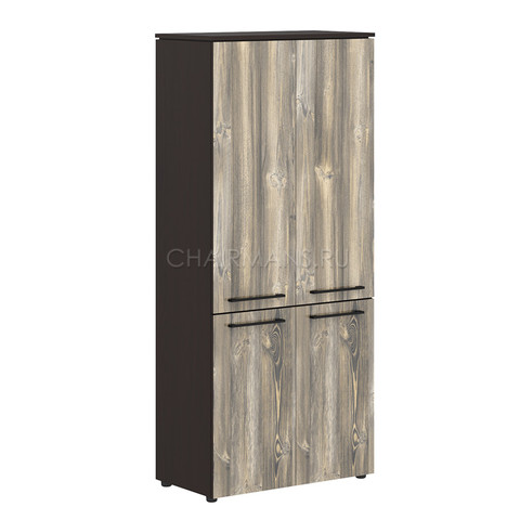 Шкаф с глухими средними и малыми дверьми Skyland MORRIS MHC 85.3 дуб базель/венге магия