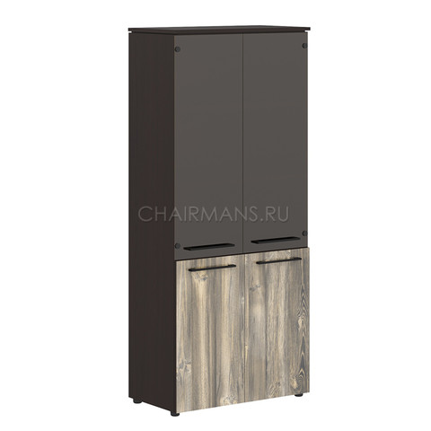 Шкаф комбинированный Skyland MORRIS MHC 85.2 дуб базель/венге магия