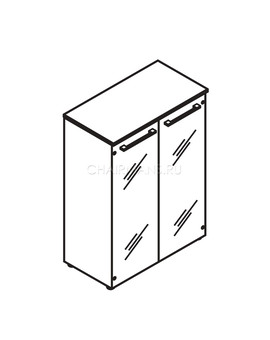 Шкаф Skyland MORRIS MMC 85.2 венге магия, изображение 2