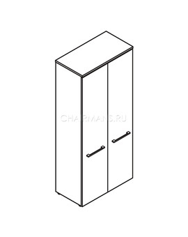 Шкаф Skyland MORRIS MHC 85.1 макассар/венге магия, изображение 2