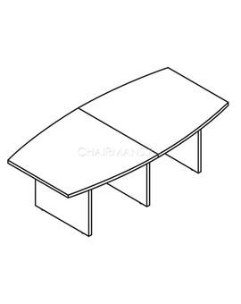 Стол переговорный Skyland MORRIS MCT 2412 макассар/венге магия, изображение 2