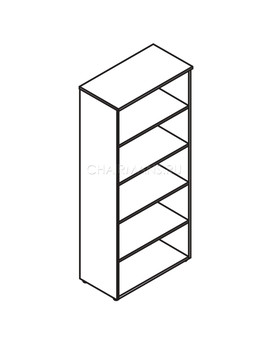 Каркас шкафа высокого Skyland MORRIS MHC 85 венге магия, изображение 2