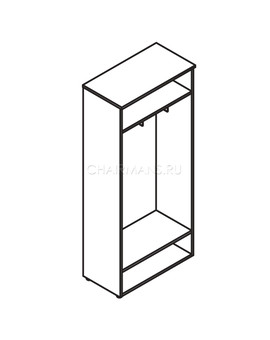 Каркас гардероба Skyland MORRIS MCW 85-1 венге магия, изображение 2