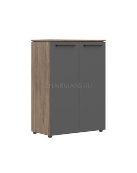 Шкаф с глухими средними дверьми Skyland MORRIS TREND MMC 85.1 антрацит/кария пальмира, изображение 1