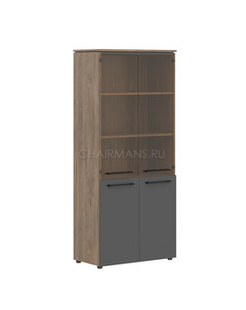 Шкаф комбинированный Skyland MORRIS TREND MHC 85.2 антрацит/кария пальмира, изображение 1
