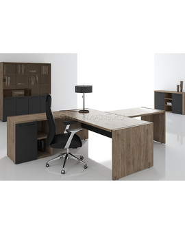 Шкаф комбинированный Skyland MORRIS TREND MHC 85.2 антрацит/кария пальмира, изображение 2