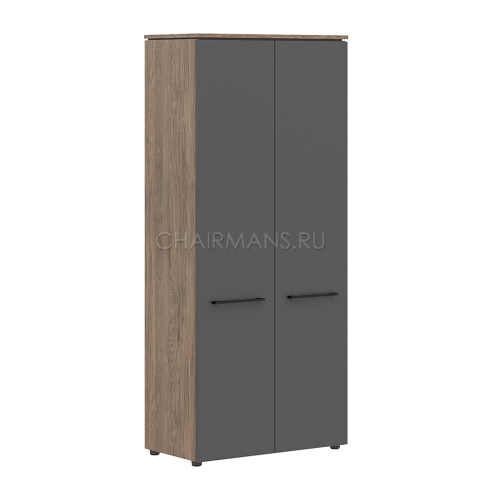 Кликните для увеличения изображения Шкаф с глухими дверьми Skyland MORRIS TREND MHC 85.1 антрацит/кария пальмира
