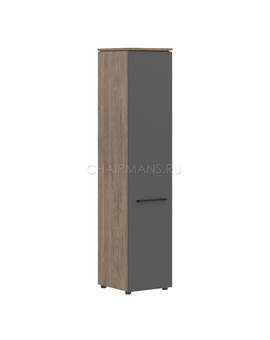 Шкаф колонка с глухой дверью Skyland MORRIS TREND MHC 42.1 антрацит/кария пальмира, изображение 1