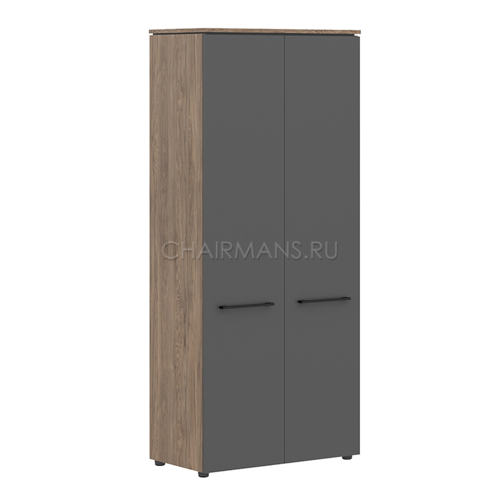 Кликните для увеличения изображения Шкаф для одежды Skyland MORRIS TREND MCW 85 антрацит/кария пальмира