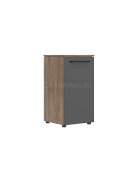 Шкаф колонка с глухой малой дверью Skyland MORRIS TREND MLC 42.1 антрацит/кария пальмира, изображение 1