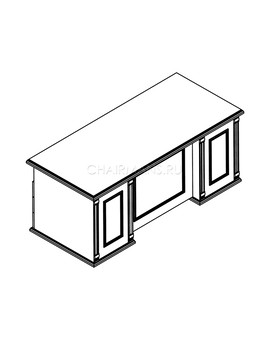Стол руководителя Skyland RAUT RSDT 188 бук тиара, изображение 3