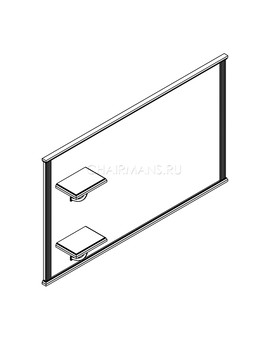 Панель настенная Skyland RAUT RPC 1810 орех гарда, изображение 2