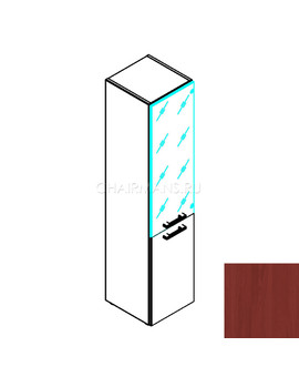 Шкаф колонна комбинированная Skyland TORR THC 42.2 вишня мемфис, изображение 1