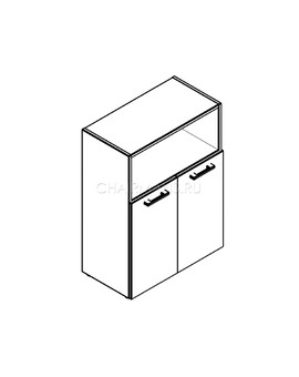 Шкаф Skyland TORR TMC 85.3 дуб каньон, изображение 2