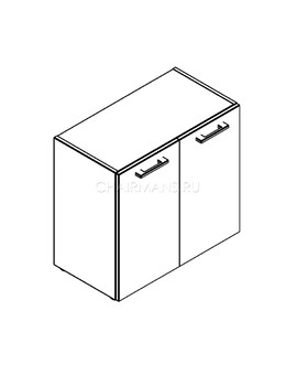 Шкаф Skyland TORR TLC 85.1 вишня мемфис, изображение 2