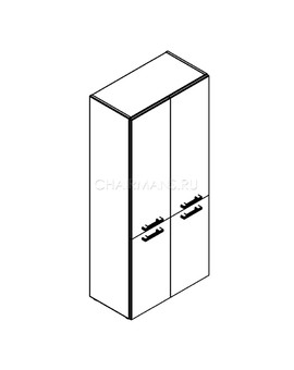 Шкаф Skyland TORR THC 85.3 вишня мемфис, изображение 2