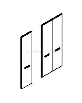 Двери высокие Skyland TORR THD 42-2 дуб каньон, изображение 2