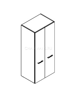 Гардероб Skyland TORR TCW 85 вишня мемфис, изображение 2