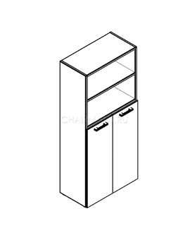 Шкаф Skyland TORR Z THC 85.6 венге магия, изображение 2