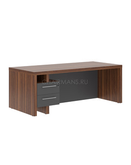 Стол руководителя Skyland ZENN ZSTD 209H.A орех даллас/антрацит, изображение 1
